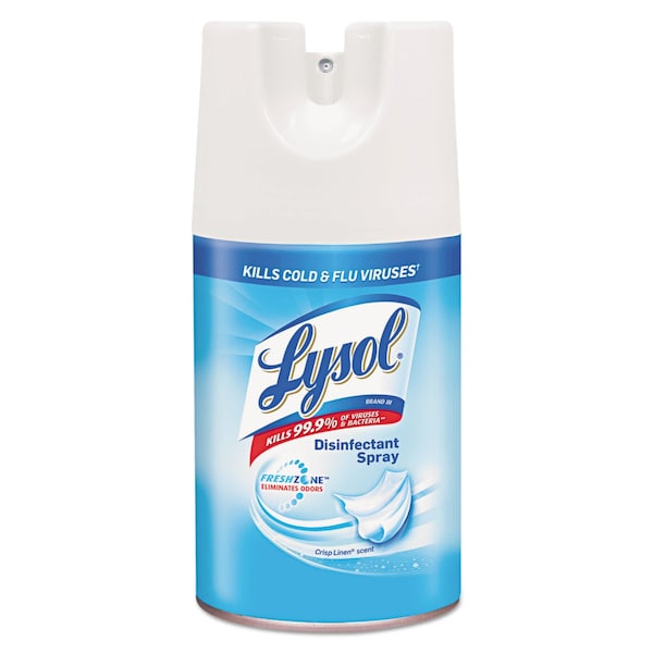 Limpiadores y Detergentes Lysol, Aerosol en Spray, Aroma a Lino Fresco, 12 Piezas - 19200-90440