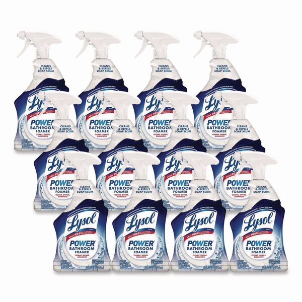Lysol Limpiadores y Detergentes, Botella rociadora de 32 oz, Fragancia Atlantic Fresh, 12 unidades - 19200-02699
