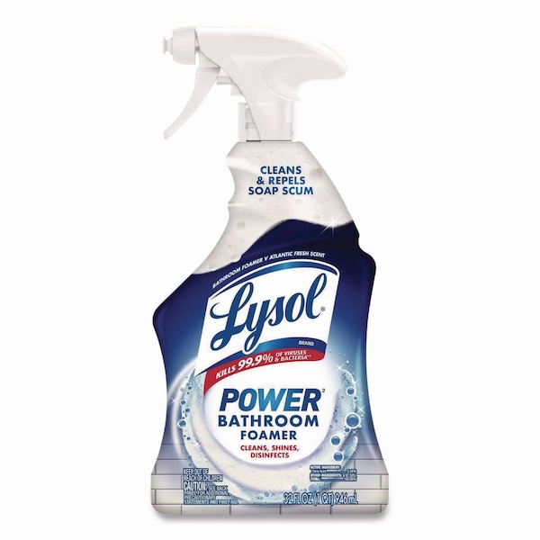 Lysol Limpiadores y Detergentes, Botella rociadora de 32 oz, Fragancia Atlantic Fresh, 12 unidades - 19200-02699