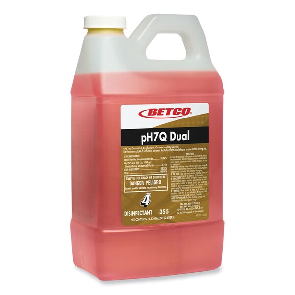 Betco Limpiadores y Detergentes, Botella, Aroma a Limón, Paquete de 4 - 3554700