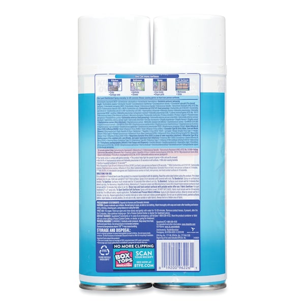 Lysol Limpiadores y Detergentes, Aerosol en Spray, Fragancia a Lino Fresco, 8 unidades - 19200-99608