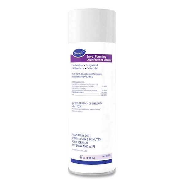 Limpiadores y Detergentes Diversey, Lata de aerosol de 19 oz, Limón, Incoloro, 12 PK - 4531