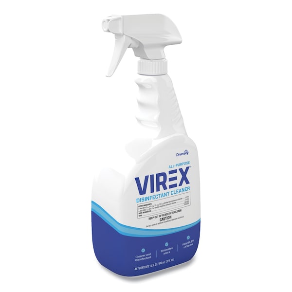 Diversey Limpiadores y Detergentes, Botella de Spray, Cítricos, Incoloro, 8 PK - CBD540533