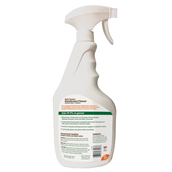 Citrus Magic Desinfectante líquido con aroma cítrico 32 oz - 613773043-6PK