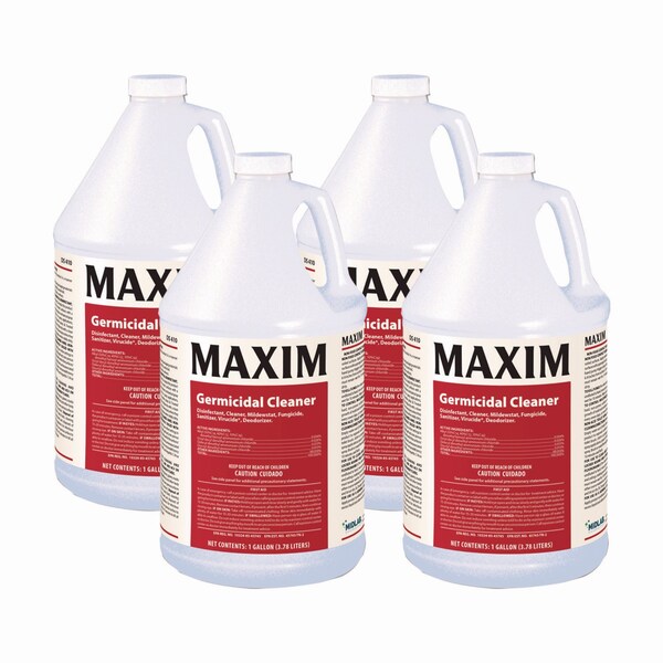 Maxim Limpiadores y Detergentes, Botella, Limón, 4 unidades - 041000-41