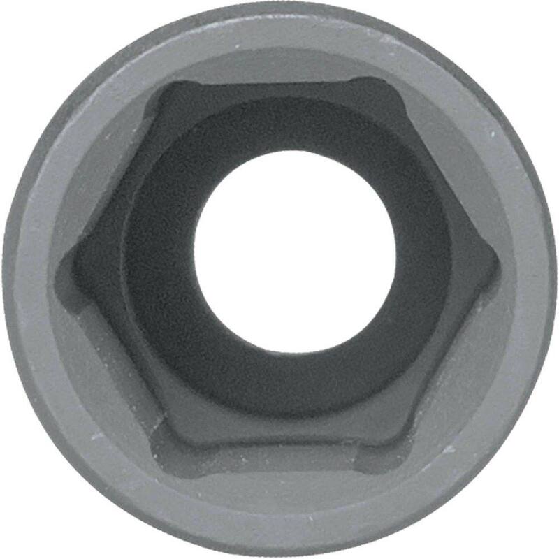 Juego de puntas de impacto profundo fraccionarias de 1/2 pulgadas de 6 puntos de Makita (14 piezas) - A-96372