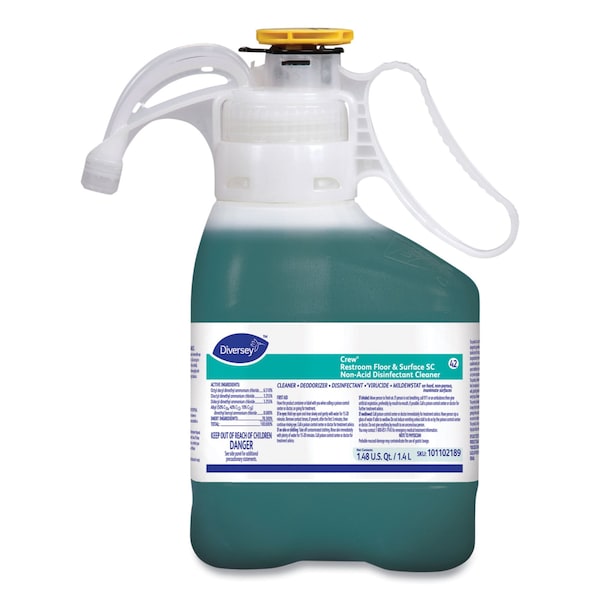Diversey Limpiadores y Detergentes, Botella, Fresco, Verde, 2 PK - 101102189