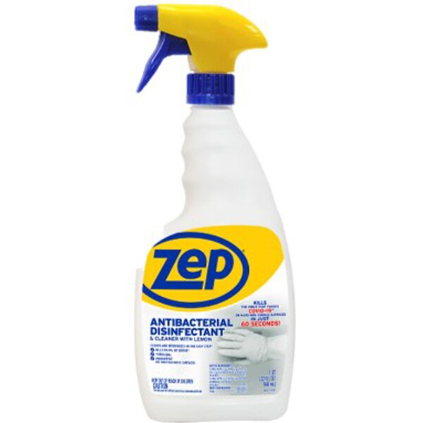 Limpiador desinfectante con aroma a limón Zep ZUBAC32 de 32 oz