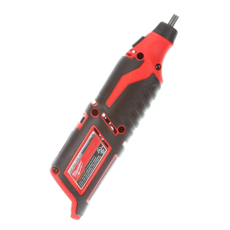 Juego de destornillador inalámbrico Milwaukee M12 12V de 1/4 de pulgada con batería de iones de litio y herramienta rotativa inalámbrica M12 de iones de litio (herramienta solamente) - 2401-22-2460-20