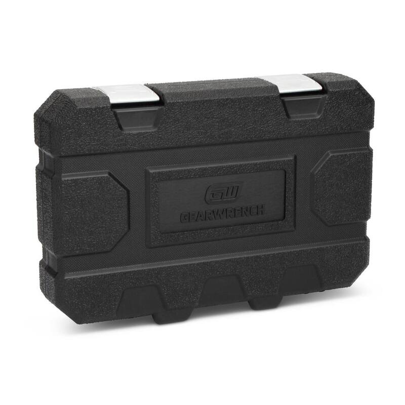 Juego de llaves de impacto estándar y profundo de GEARWRENCH de 1/4 de pulgada con 6 puntos SAE/Métrico (48 piezas) - 84902