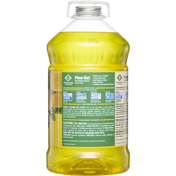 Clorox Pine-Sol Limón Fragancia Limpiador Multiusos Líquido 144 oz - 35419