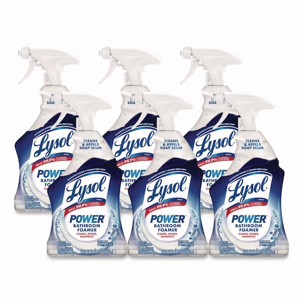 Lysol Limpiadores y Detergentes, Botella de Spray de Gatillo, Aroma Fresco del Atlántico, 6 PK - 19200-90036