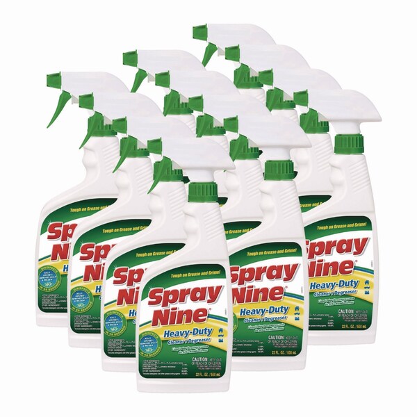 Spray Nine Limpiadores & Detergentes, Botella rociadora, Cítricos, 12 PK - 26825