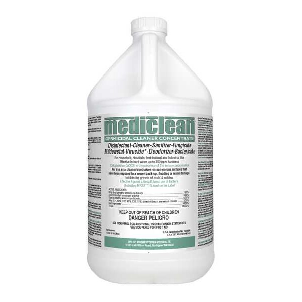 Desinfectante y sanitizante Mediclean, galón de 1 litro, aroma a limón - 221592909