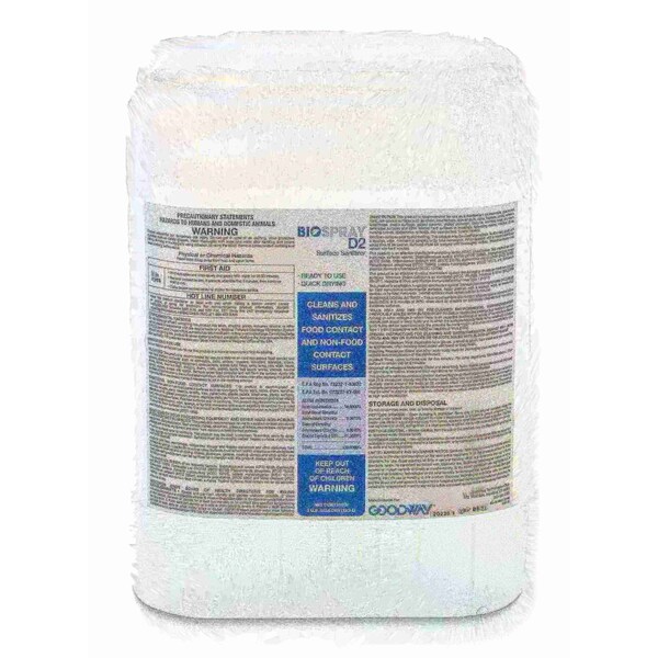 Desinfectante y sanitizante evaporativo a base de alcohol, registrado por la EPA, 5 galones - SANI-D2-05