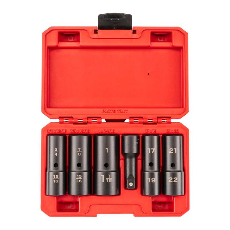 Set de 6 birlos de pared delgada con inversión de impacto TEKTON de 1/2 pulgadas (6 piezas) - SIF92400
