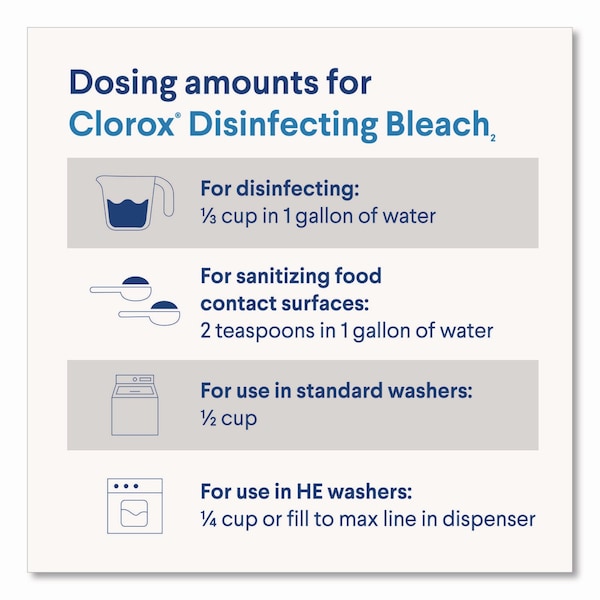 Clorox Limpiadores y Detergentes, Botella, Sin fragancia, 6 PK - CLO32260