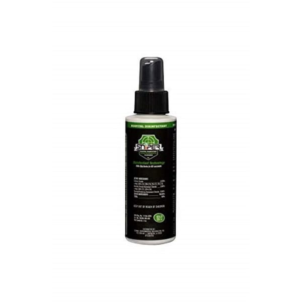 Desinfectante hospitalario SNiPER, eliminador de olores y limpiador multiusos en aerosol de 4 oz - S-04-12