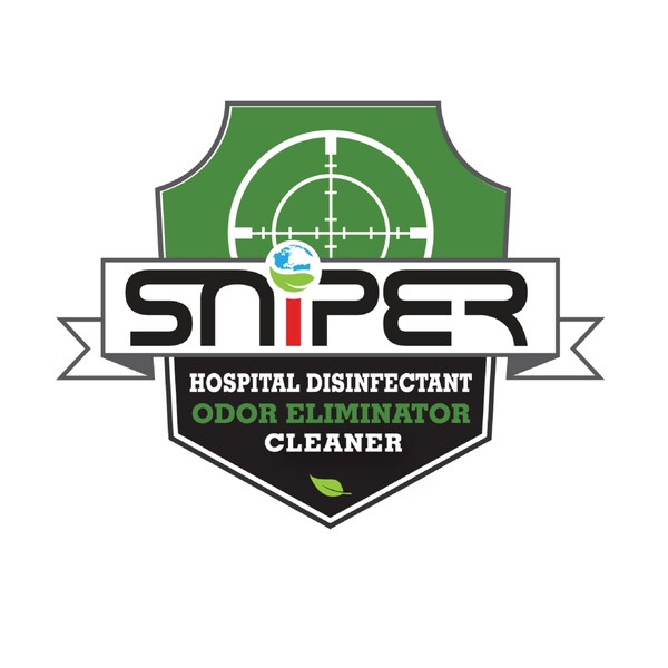Desinfectante hospitalario SNiPER, eliminador de olores y limpiador multiusos en aerosol de 4 oz - S-04-12