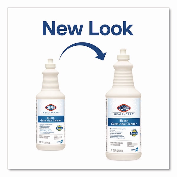 Clorox Limpiadores y Detergentes, Botella de 32 oz con tapa de tirar, sin aroma, paquete de 6 - CLO 68832