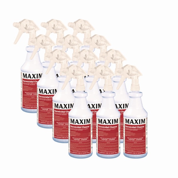 Maxim Limpiadores y Detergentes, Botella, Limón, 12 unidades - 041000-12