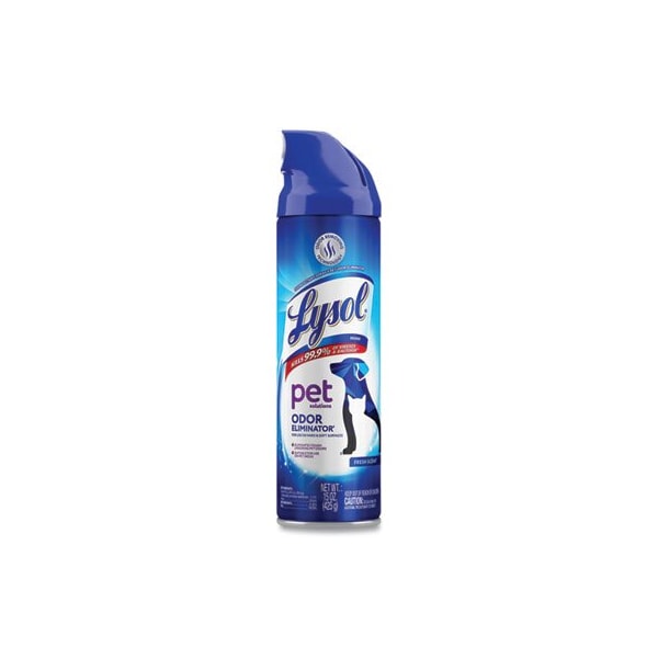 Lysol Desinfectante en Aerosol Eliminador de Olores para Mascotas, Fresco, 15 oz, 12PK - 99804CT