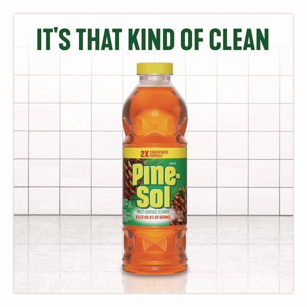 Limpiador desinfectante concentrado de superficies múltiples Pine-Sol, aroma de pino, botella de 14 oz - 60146EA