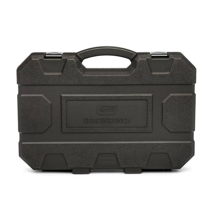 Juego de llaves de impacto métricas estándar de 6 puntos de GEARWRENCH de 3/4 de pulgada con estuche de almacenamiento (26 piezas) - 84031