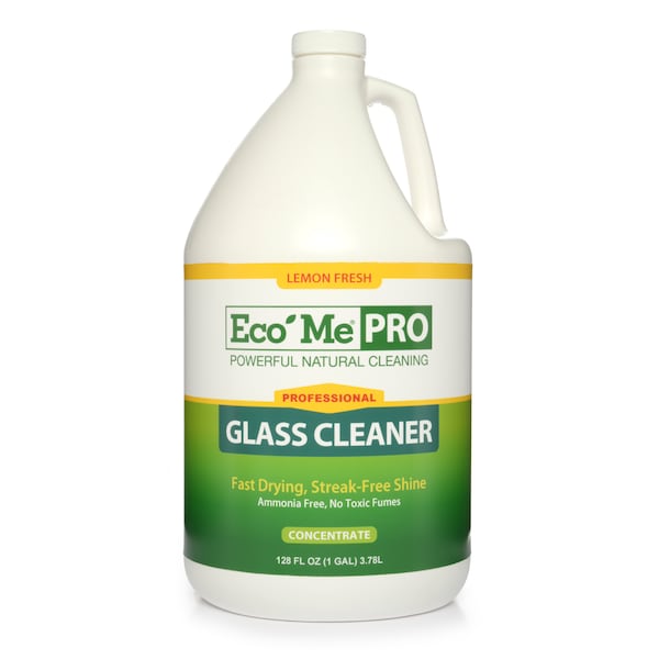 Limpiador de Vidrio Concentrado Eco Me, Frescura de Limón 1 gal., PK4 - ECJS-GCCLGL-04