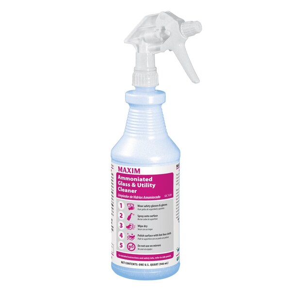 Maxim, Vidrio amoniacal 12X1 Cuartos, paquete de 12 - 052000-12