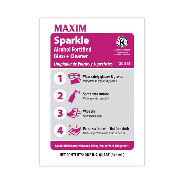 Maxim Limpiadores y Detergentes Líquidos, Limpio, 6 PK - 051800-86