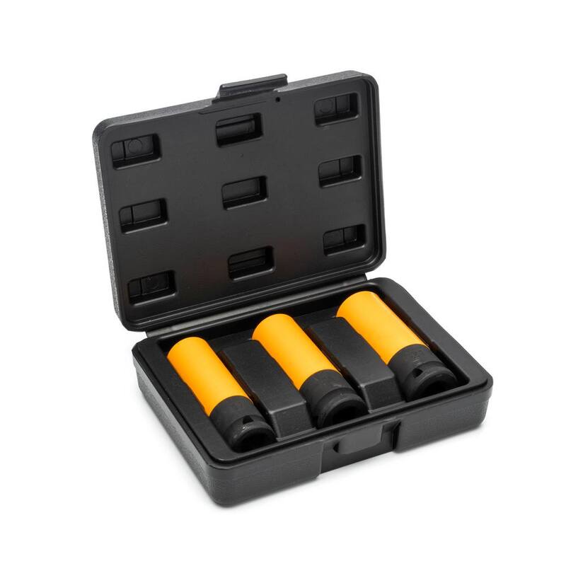 Juego de 3 piezas de impacto de alta resistencia para protector de ruedas métricas de 1/2 pulgadas de GEARWRENCH - 84946