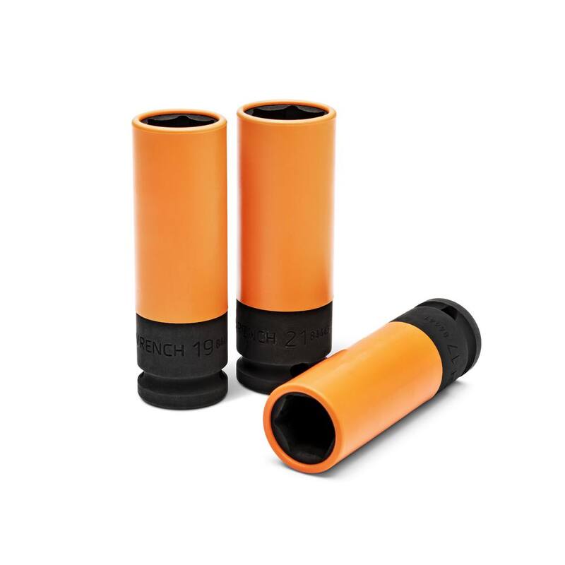 Juego de 3 piezas de impacto de alta resistencia para protector de ruedas métricas de 1/2 pulgadas de GEARWRENCH - 84946