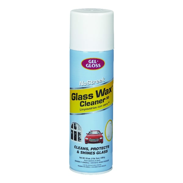 Limpiador de vidrio sin rayas en aerosol de 19 oz No Streek Gel-Gloss NoStreek sin aroma - NS-019