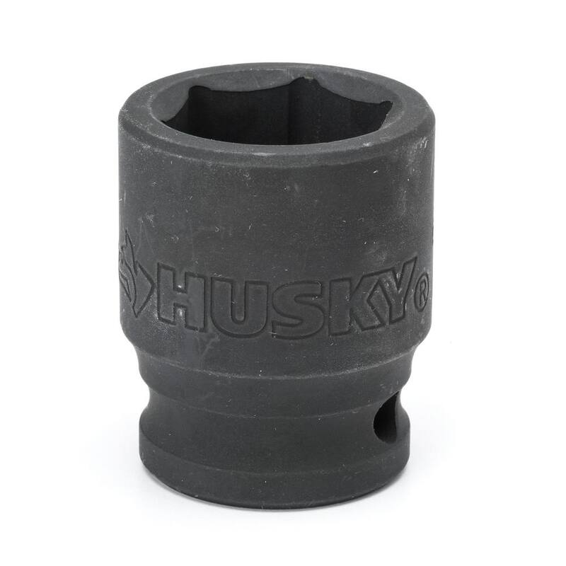 Husky Juego de dados de impacto y accesorios de 1/2 pulgadas (63 piezas) - H12IMPSKT63BAS