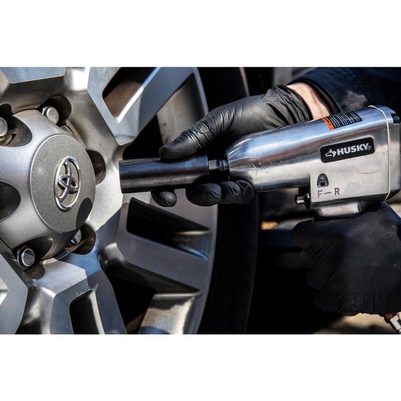 Husky Juego de dados de impacto y accesorios de 1/2 pulgadas (63 piezas) - H12IMPSKT63BAS