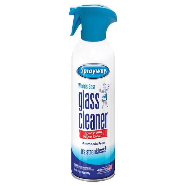 Limpiador de vidrio en aerosol con aroma fresco 19 oz Sprayway, 6PK - SP6527