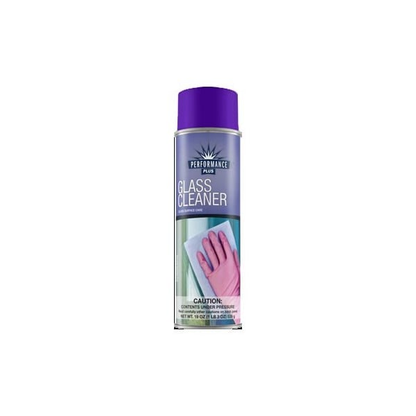 Limpiador de cristales espumoso Performance Plus en aerosol 12/19oz, 12 piezas - P050