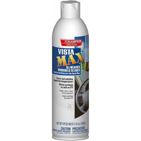 Limpiador de parabrisas Champion Sprayon Vista Max de Chase Products neto de 19 oz. 1 lata - 5124-1