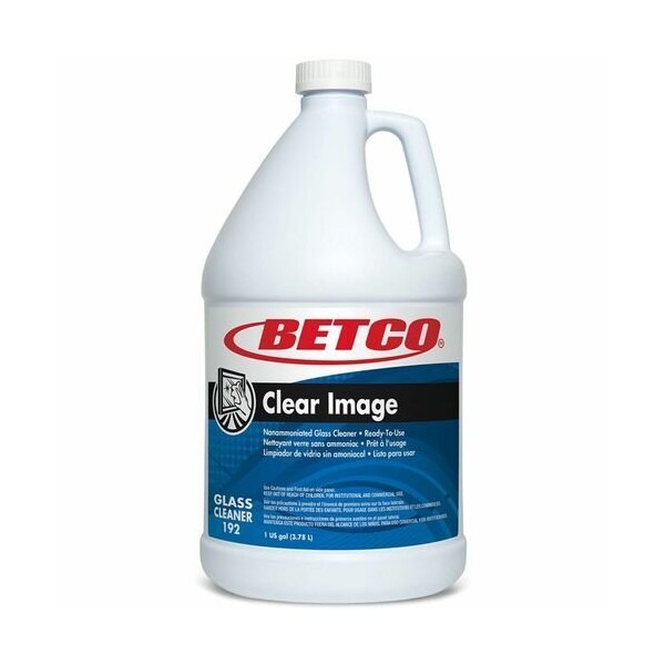 Limpiador Betco para Vidrio/Superficies, Listo para Usar, 1 Galón, Azul, Paquete de 4 - BET1920400
