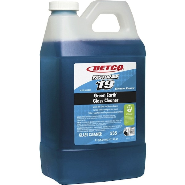 Limpiador de cristales Green Earth Betco, FASTDRAW 19, 2 litros - 53547-00