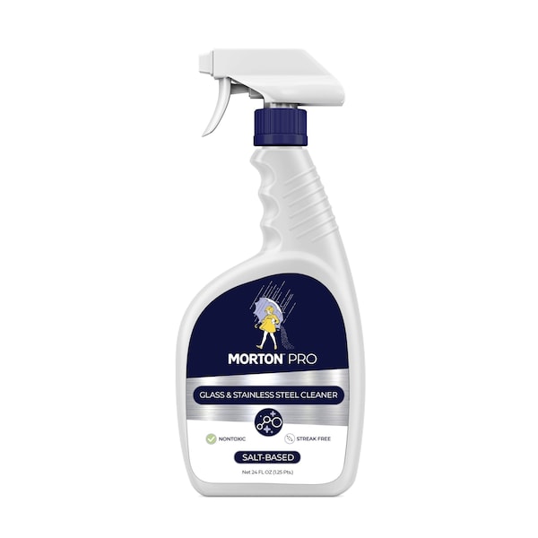 Limpiador de Vidrio y Acero Inoxidable Morton 24 Oz. - MP24AZSG