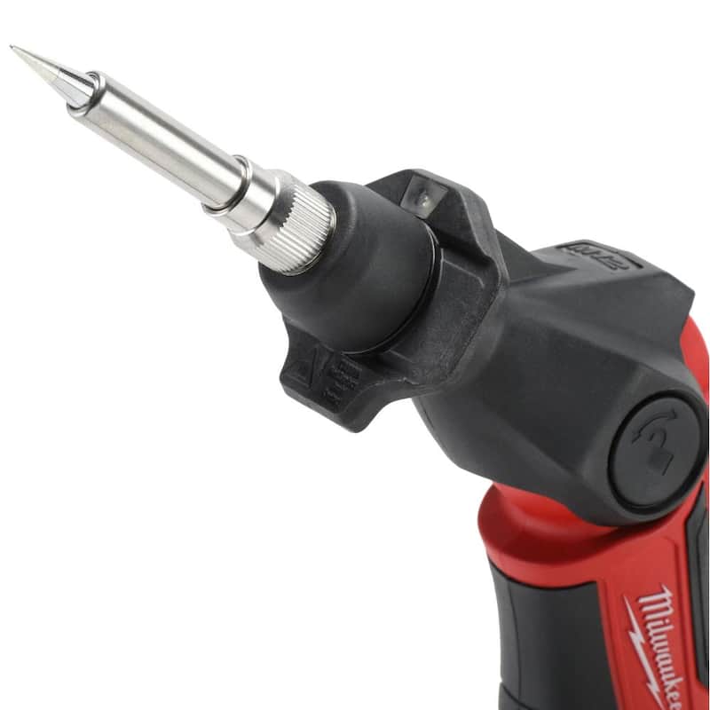 Milwaukee M12 12V Juego de destornillador inalámbrico de iones de litio de 1/4 pulgadas con soldador inalámbrico de iones de litio M12 (herramienta solamente) - 2401-22-2488-20