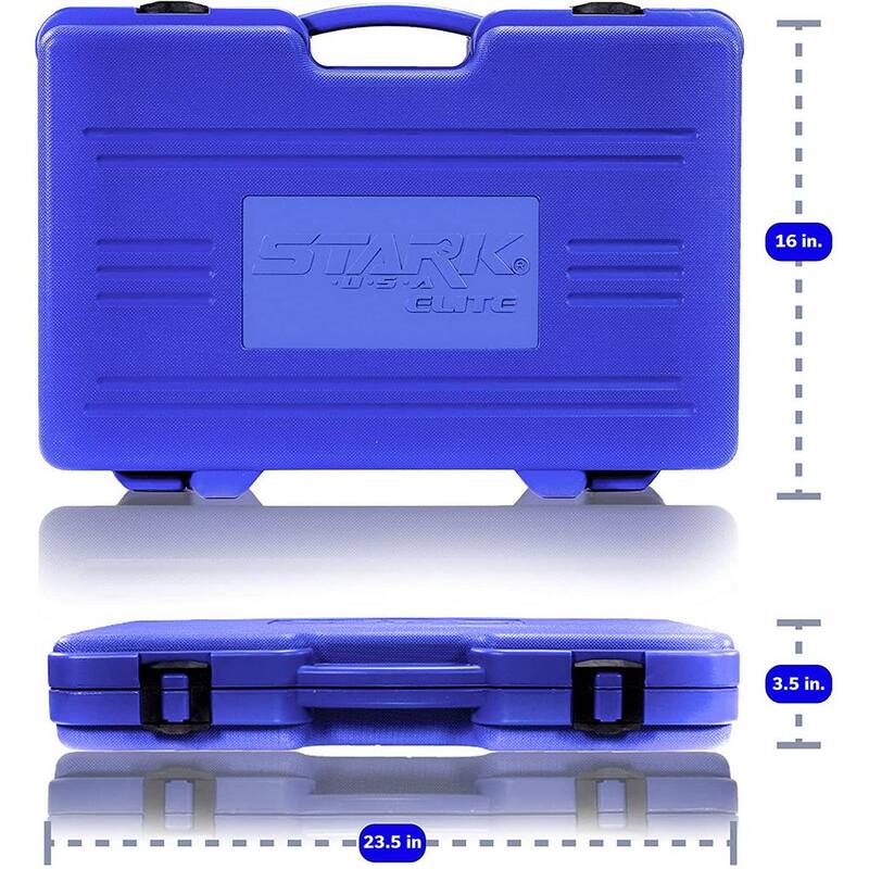 Juego de dados de impacto maestros Barton de 1/2 pulg. SAE (de 3/8 a 1-1/4 pulg.) (65 piezas) - 35708-H