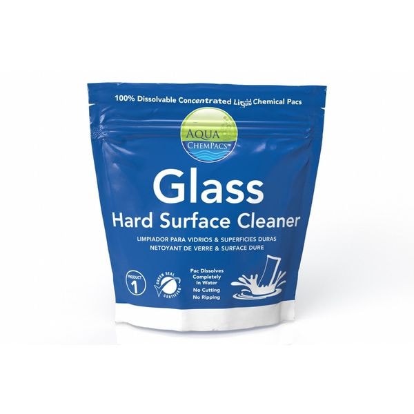 Limpiador de vidrios concentrado Aqua Chempacs, líquido, 20 unidades - 4-0288