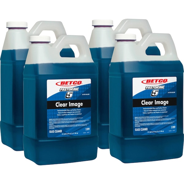 Limpiador de vidrio líquido Clear Image - FASTDRAW 5, Multi, Rain Fresh, 4 PK - 1994700CT