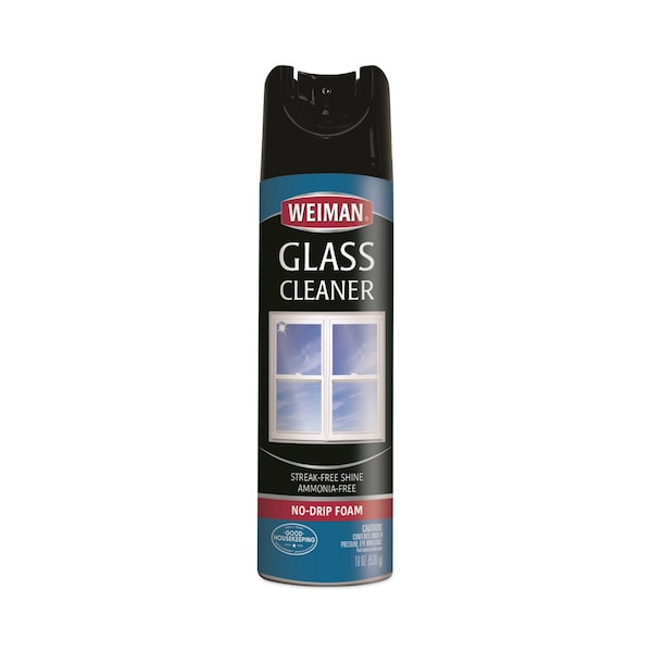 Limpiador de espuma para vidrio Weiman, sin perfume, lata de aerosol, 6 PK - 10CT