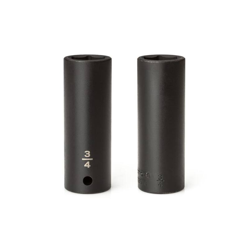 Set de dados de impacto de 21 piezas, TEKTON de 1/2 pulgadas de unidad profunda de 6 puntos (5/16 a 1-1/2 pulgadas) - SID92306.