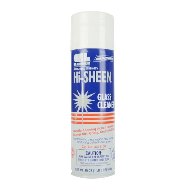 Limpiador de vidrio en aerosol Crl Hi Sheen 20 oz - 3371100