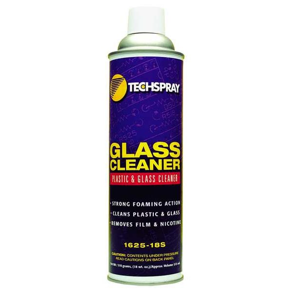 Limpiador de Espuma para Vidrio y Superficies, 18 oz., Blanco, sin Aroma, Lata de Aerosol - 1625-18S